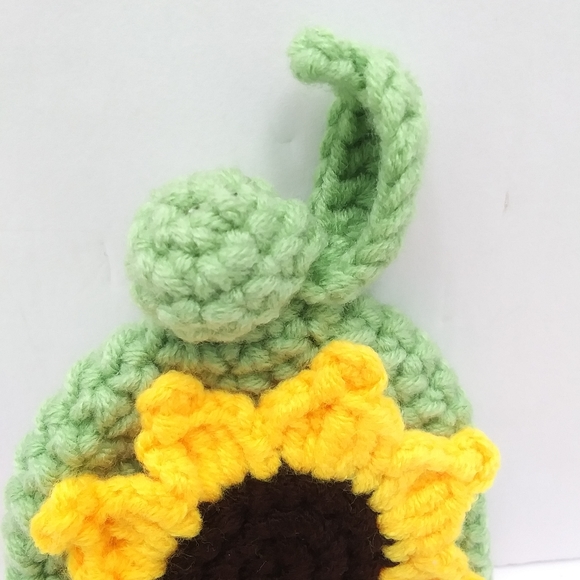 FROM THE GARDEN for Dolls Kill Sunflower Crochet Key Ring Cover NWOT - Picture 13 of 16